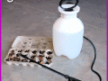 There is no better way to water your baby seedlings than with a sprayer (typically used to spray chemicals on your lawn/weeds ….something we DO NOT DO!). It is a gentle mister, and won’t damage those fragile little cuties. You won't want to miss the rest of our 10 Seed Starting Garden Hacks! These DIY tips and ideas will help you be the best gardener around!
