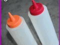 I love to use seaweed fertilizer on my seedlings. This stuff is stinky and needs to be mixed with water. The dollar store condiment bottles work perfectly! Cheap and effective. You won't want to miss the rest of our 10 Seed Starting Garden Hacks! These DIY tips and ideas will help you be the best gardener around!