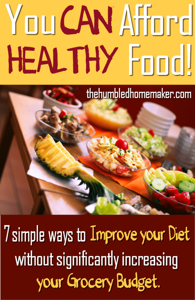 There is always a way to make room in your budget for healthier food. It may not be simple or convenient, but it is ALWAYS possible. Start with these 7 simple steps. https://happihomemade.com/can-afford-healthy-food/