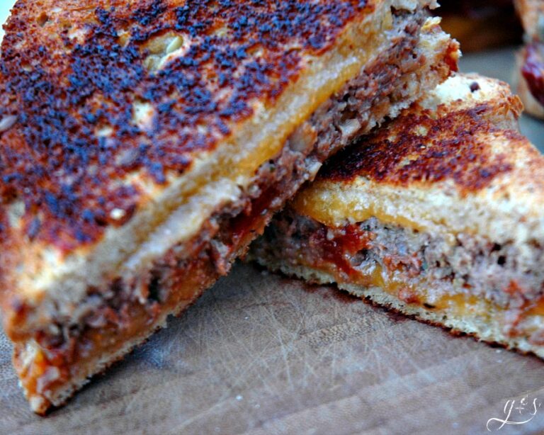 Grilled Cheese Burger Sandwiches