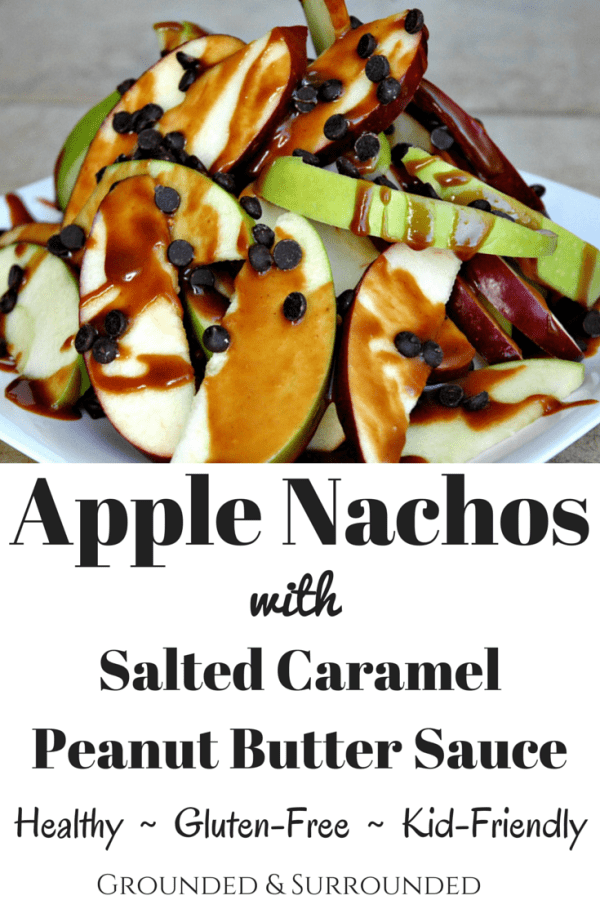 Apple Nachos with Peanut Butter Sauce - HappiHomemade with Sammi Ricke