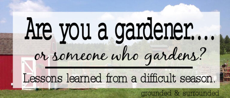 Are you a gardener?