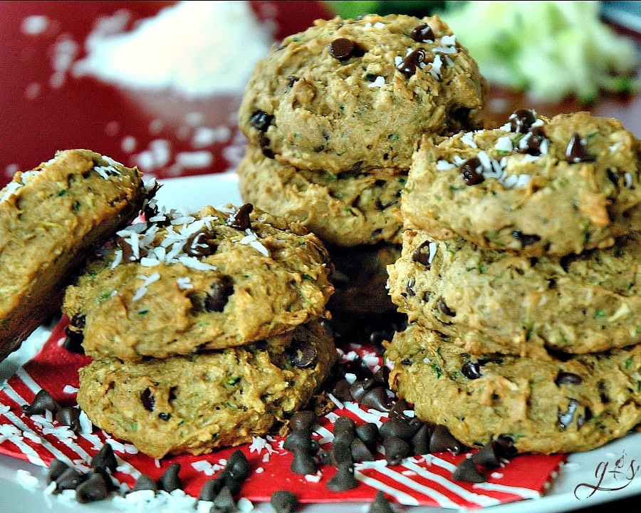 Zucchini Coconut Cookies