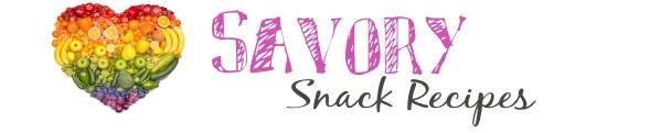 savory snack recipe header