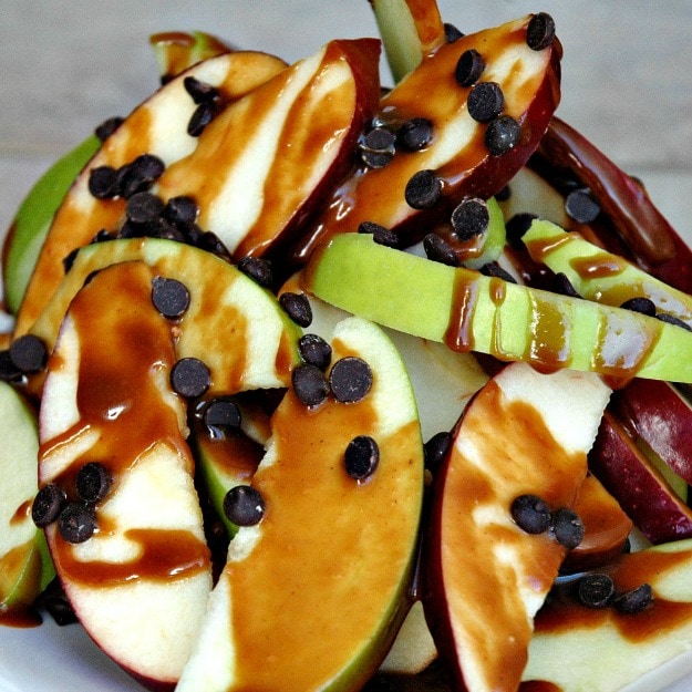 10+ Healthy Whole Food Snacks and apple nachos