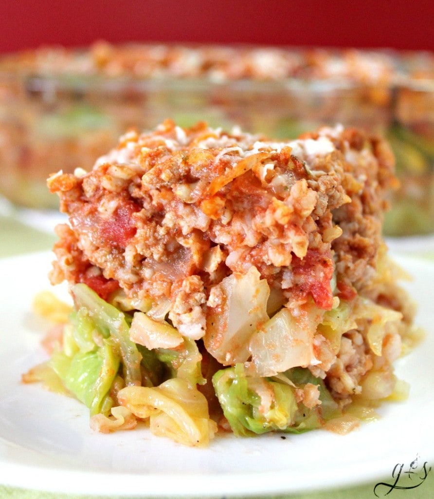Healthy lasagna? Yes, it's real! This gluten free cabbage roll lasagna is perfect for families.