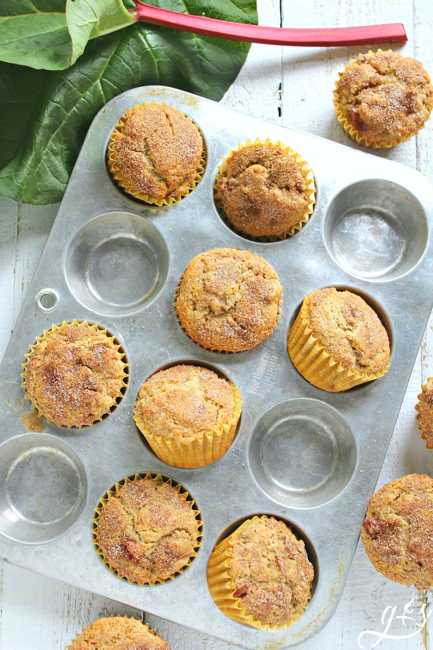 Gluten-Free Rhubarb Muffins