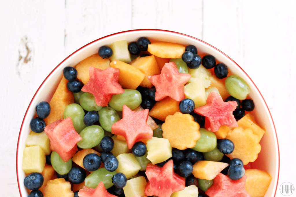 5 Ingredient Fresh Fruit Salad HappiHomemade with Sammi Ricke