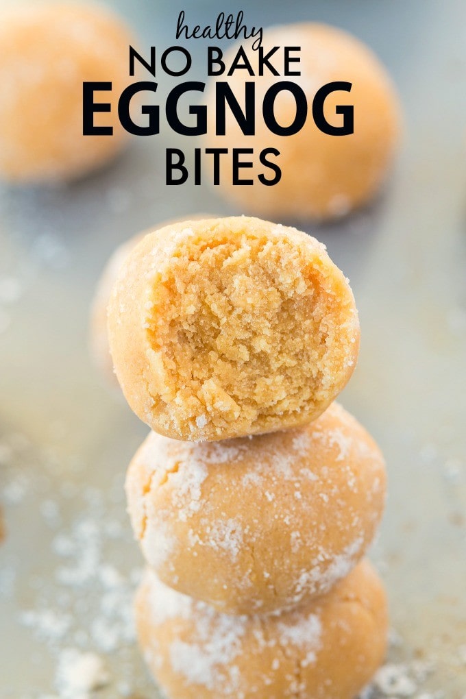 Eggnog bites are perfect for this Clean Eating Holiday Recipes post. 