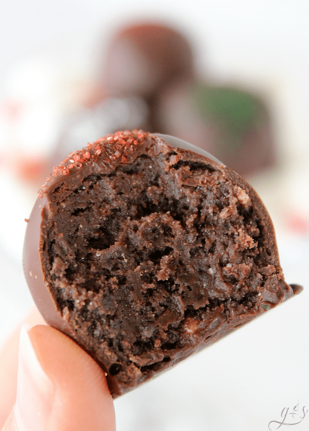 The BEST 4 Ingredient Hot Cocoa Truffles | Chips Ahoy cookies, cream cheese, chocolate chips, and sprinkles come together to create these easy Christmas recipe. I have also used Oreo cookies in this how to make & step by step recipe! These no bake beauties are simple yet delicious and should be made the day after Thanksgiving! Make these peppermint flavored with candy canes. This recipe is literally no fail! 