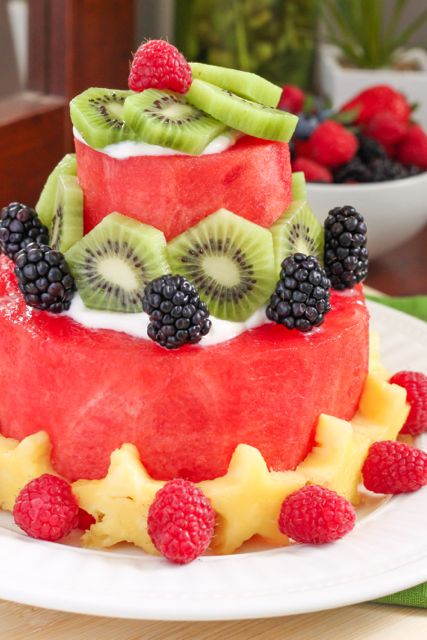 Watermelon Cake for summer. 