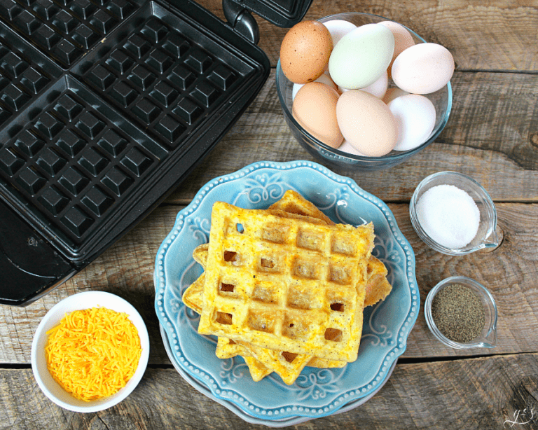 Scrambled Egg Waffles