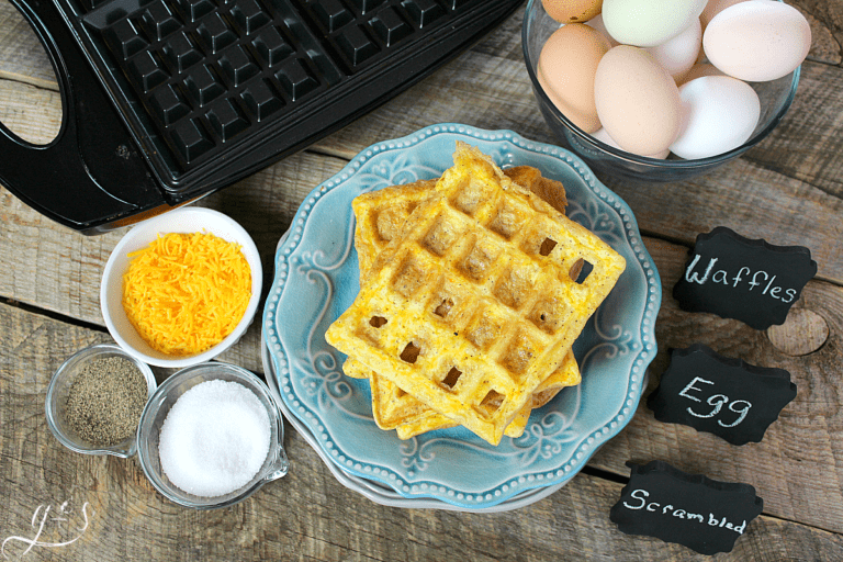 Scrambled Egg Waffles HappiHomemade Family Friendly Recipes