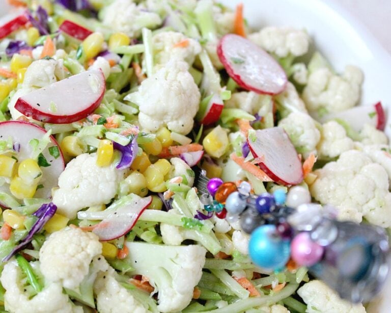 Cauliflower & Broccoli Slaw Salad