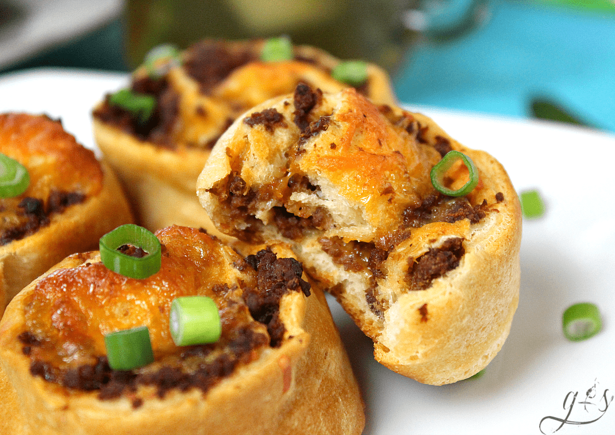 The BEST Sloppy Joe Pinwheels | This 6 ingredient recipe is easy, kid-friendly, and ahhhhmazing! All you need is ground meat (beef, turkey, buffalo, venison), a few pantry essentials, and crescent roll dough. This homemade dinner or fun lunch idea is as simple as they come and perfect for families. These roll ups would also make a wonderful football (think Super Bowl) party appetizer. Similar to Garbage Bread or Cheeseburger Pockets but easier and, dare I say, more delicious!