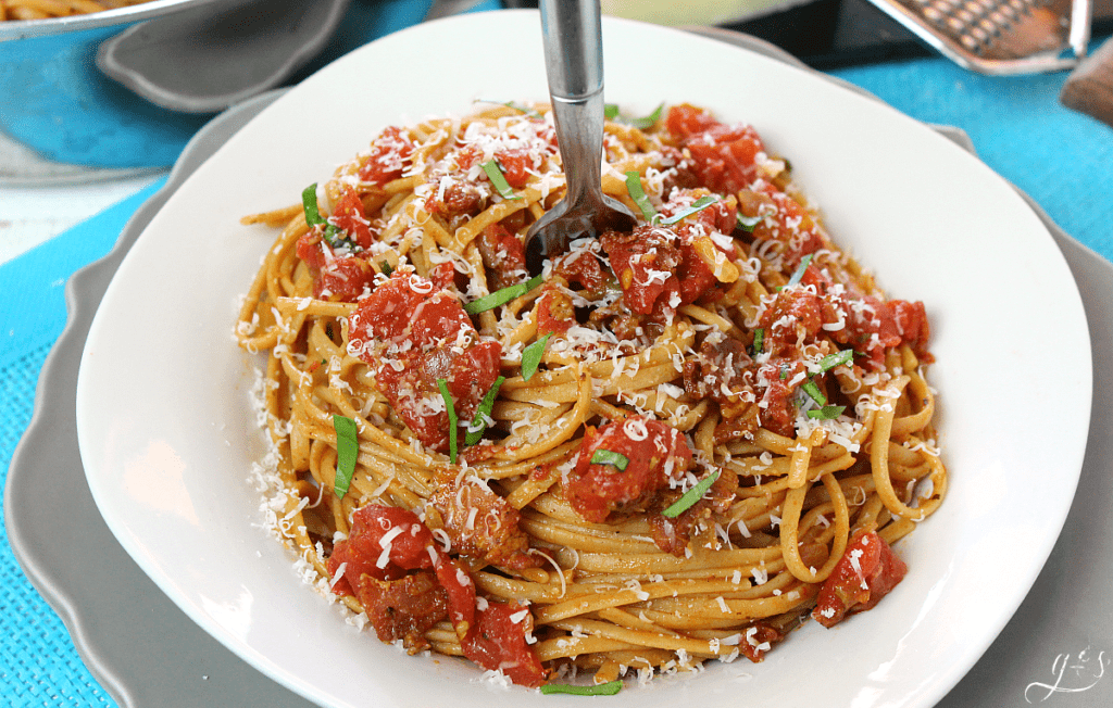 Linguine all'amatriciana - Recipes 