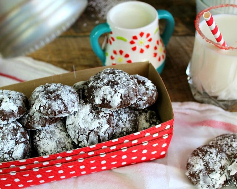 Chocolate Crinkle Cookies