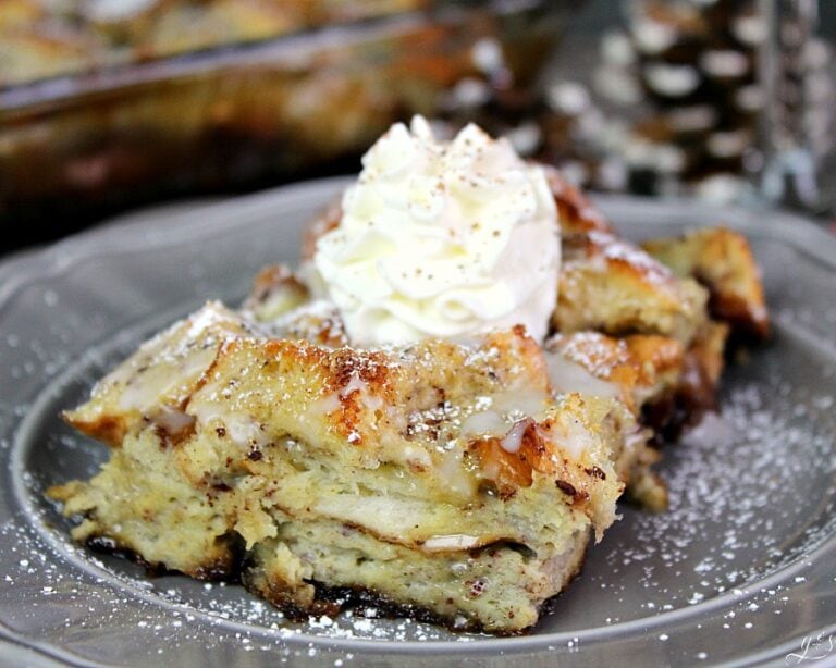 Eggnog French Toast Bake