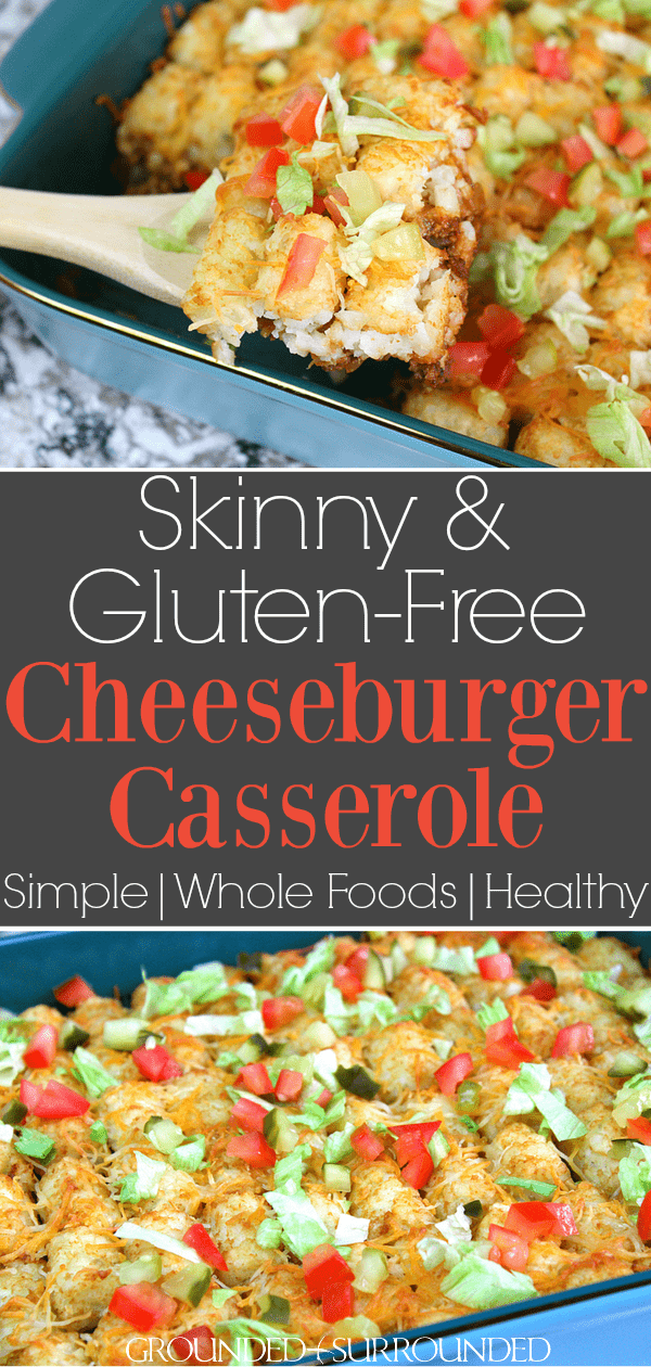 Skinny & Gluten-Free Cheeseburger Casserole | HappiHomemade with Sammi ...