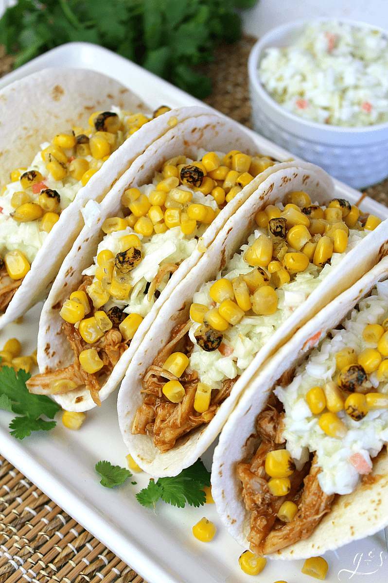 BBQ Chicken Tacos - HappiHomemade with Sammi Ricke