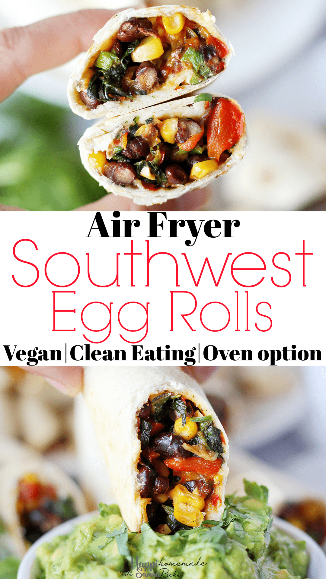 Vegan Southwest Egg Rolls Recipe HappiHomemade Family Friendly Recipes