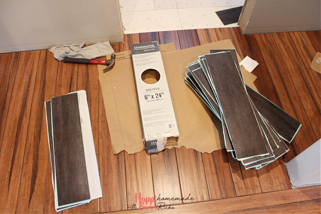 Luxury Vinyl Plank Tile Flooring - HappiHomemade with Sammi Ricke