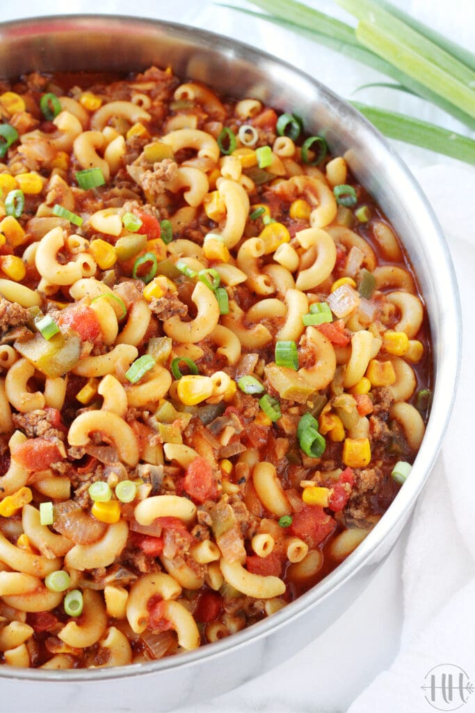 Healthy American Goulash Recipe - HappiHomemade - Family Friendly Recipes