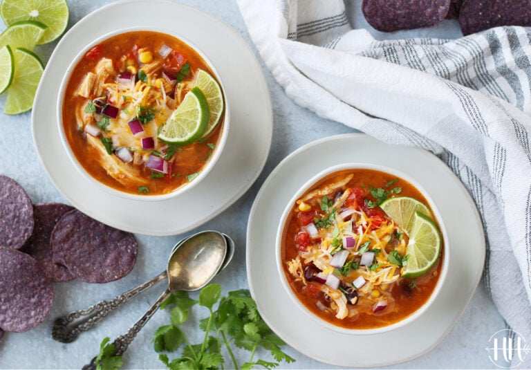 Instant Pot Chicken Enchilada Soup