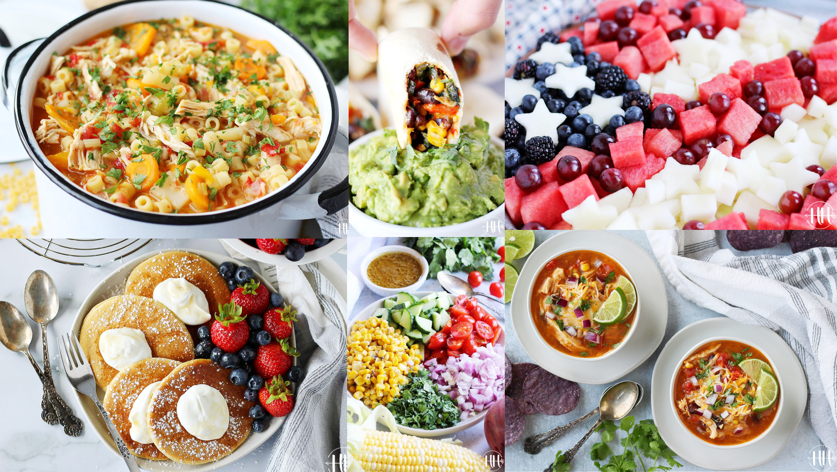 Sammi Food Photographer at HappiHomemade took these images of salads, soups, and breakfast!