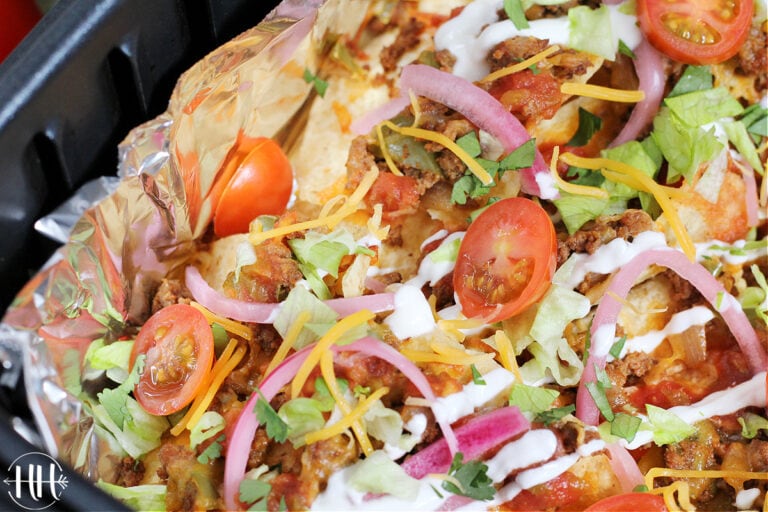 Healthy Air Fryer Nachos