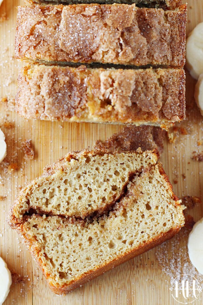 Healthy protein packed banana bread. 